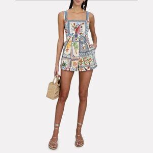 NWT FARM RIO Tropical Playsuit - S
